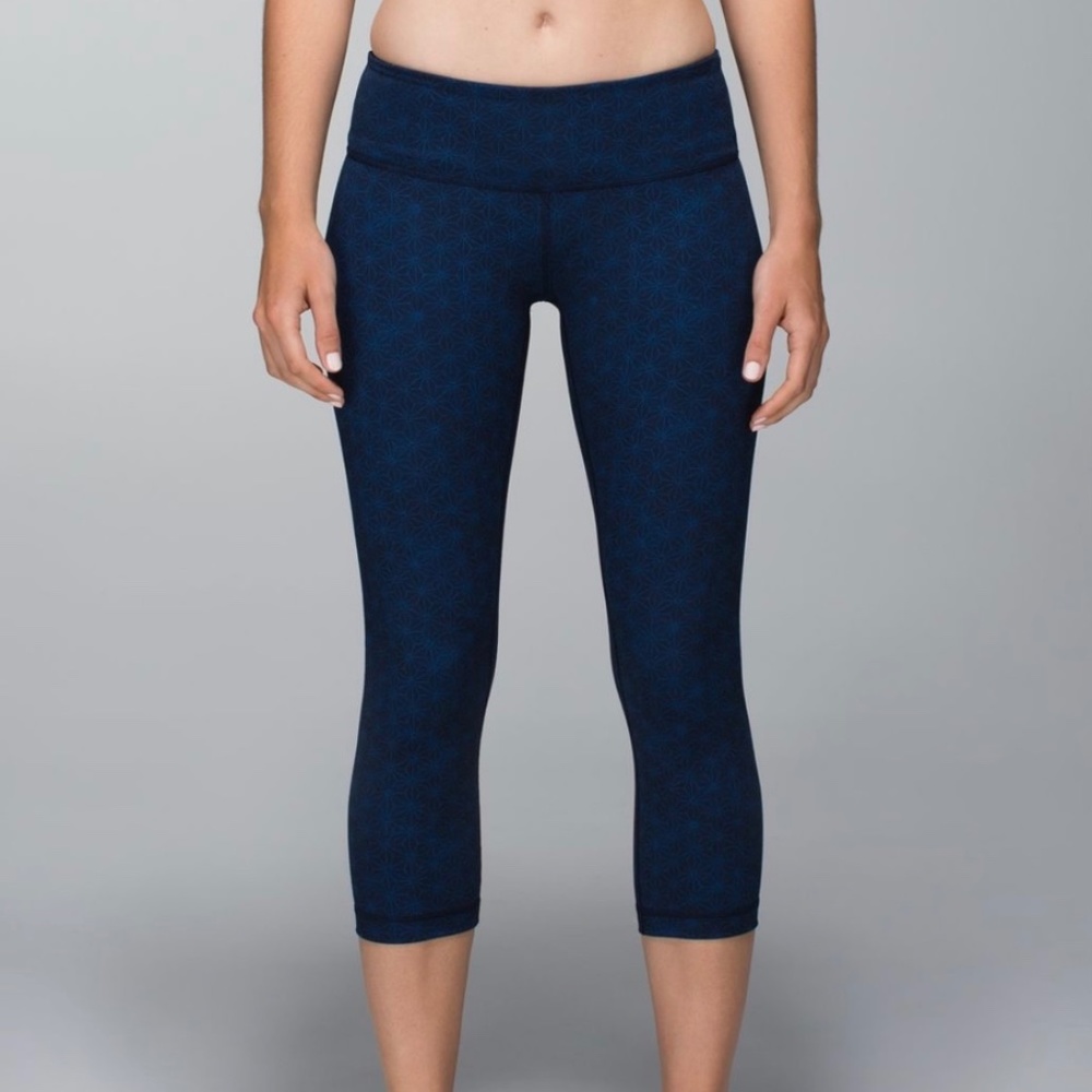 Lululemon Wunder Under Crop  II  (Print)